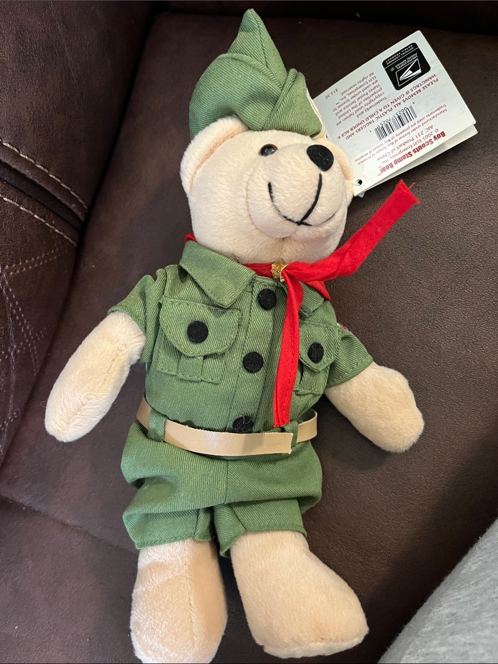 Boy Scouts of America Green Scout Bear Plush Toy - Picture 6 of 10